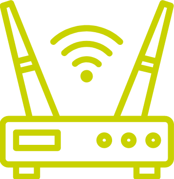 icona rete e connessioni