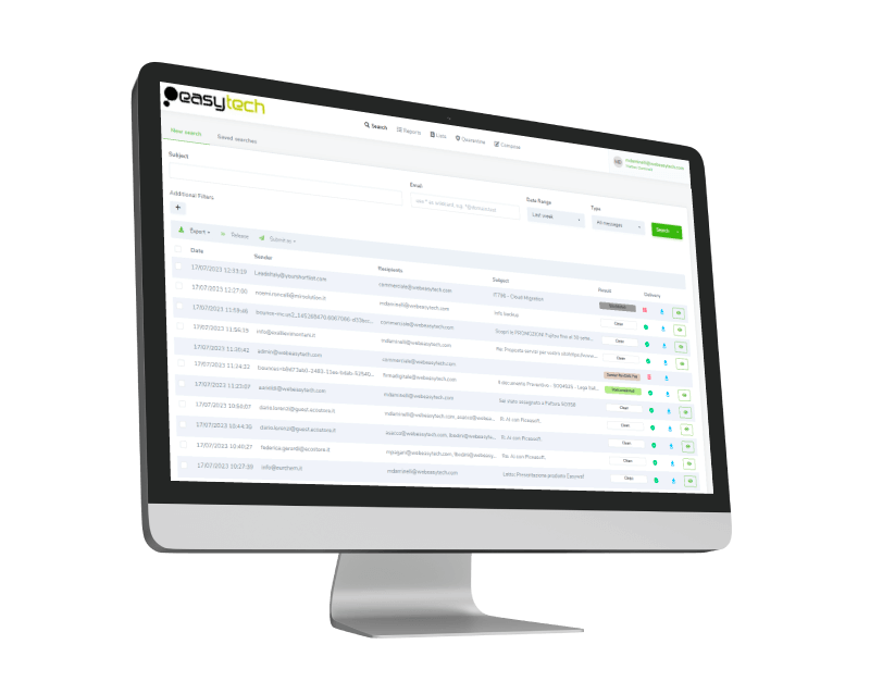 sicurezza mail Easytech